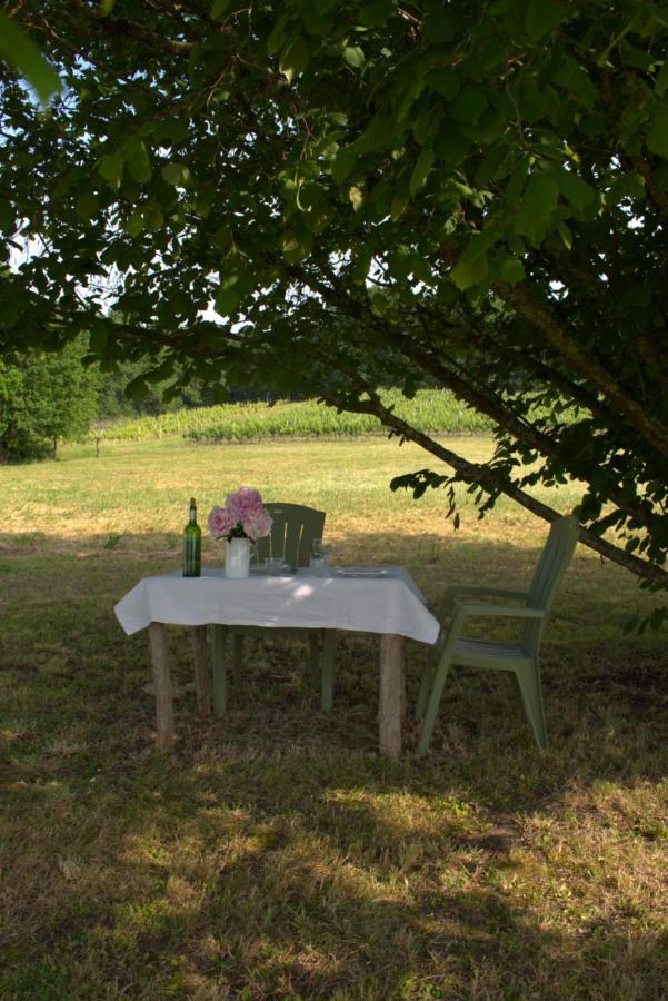 Perigourdine Avec Spa Et Vue Pomport Exterior foto