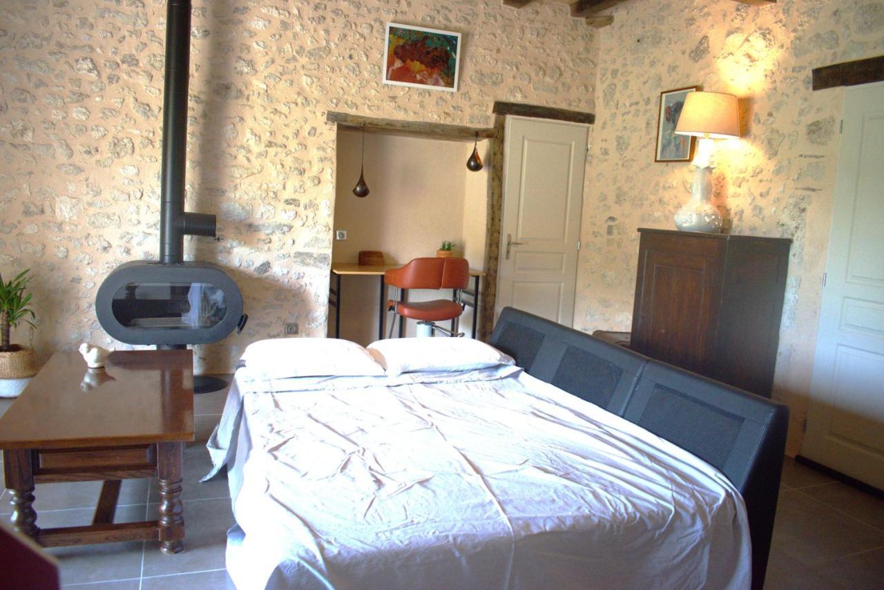 Perigourdine Avec Spa Et Vue Pomport Exterior foto