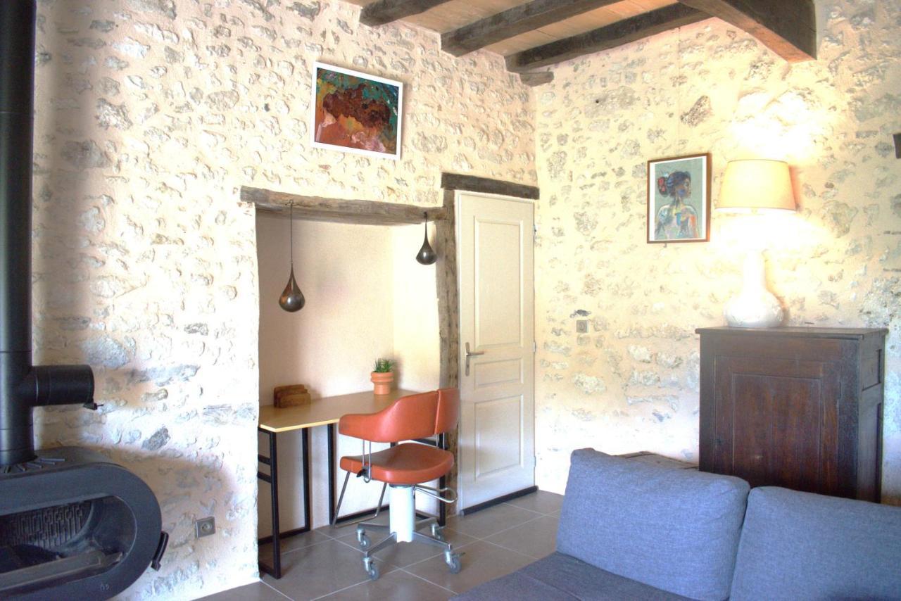 Perigourdine Avec Spa Et Vue Pomport Exterior foto