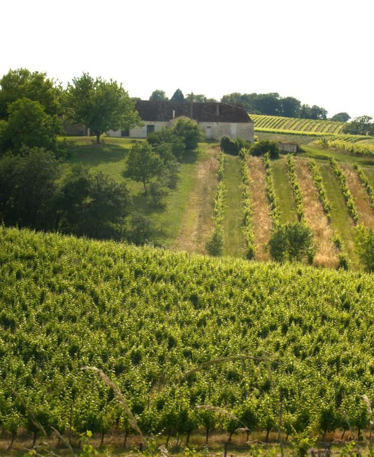Perigourdine Avec Spa Et Vue Pomport Exterior foto
