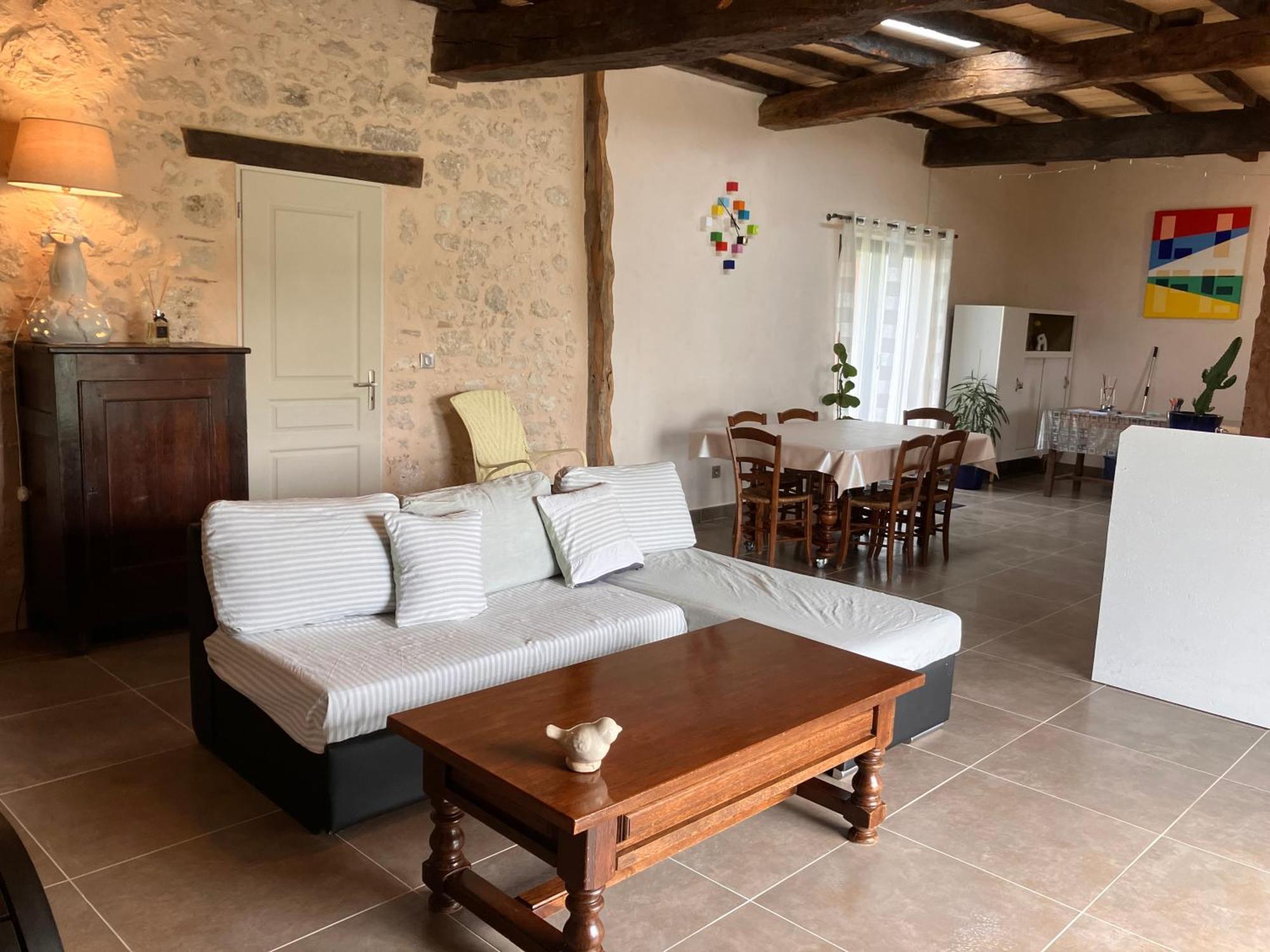 Perigourdine Avec Spa Et Vue Pomport Exterior foto